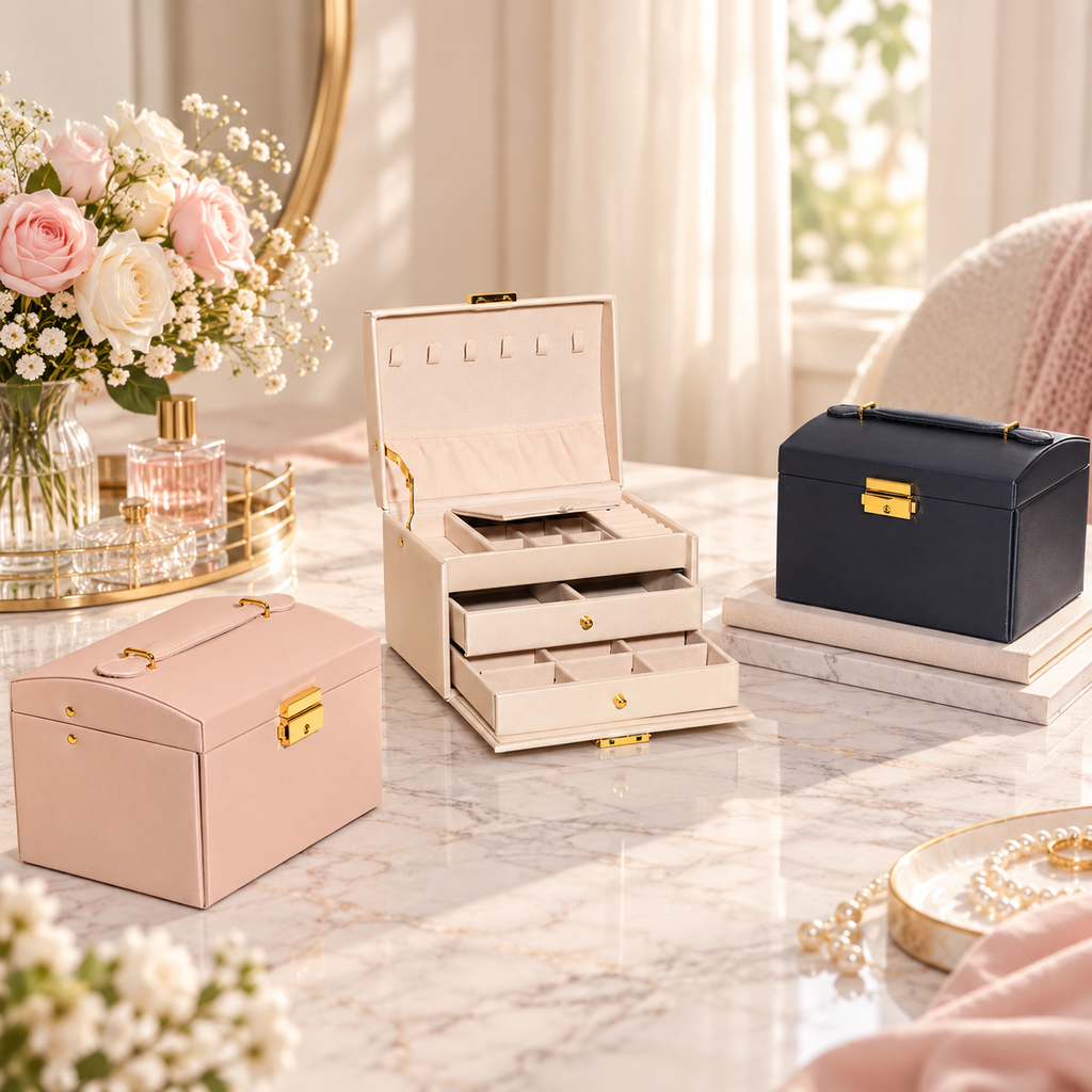 Noble 3-Layer Jewelry Box