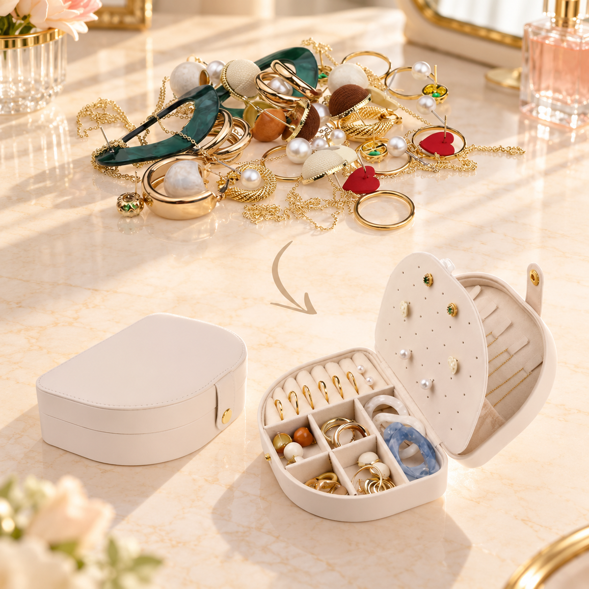 Noble Shell Jewelry Case