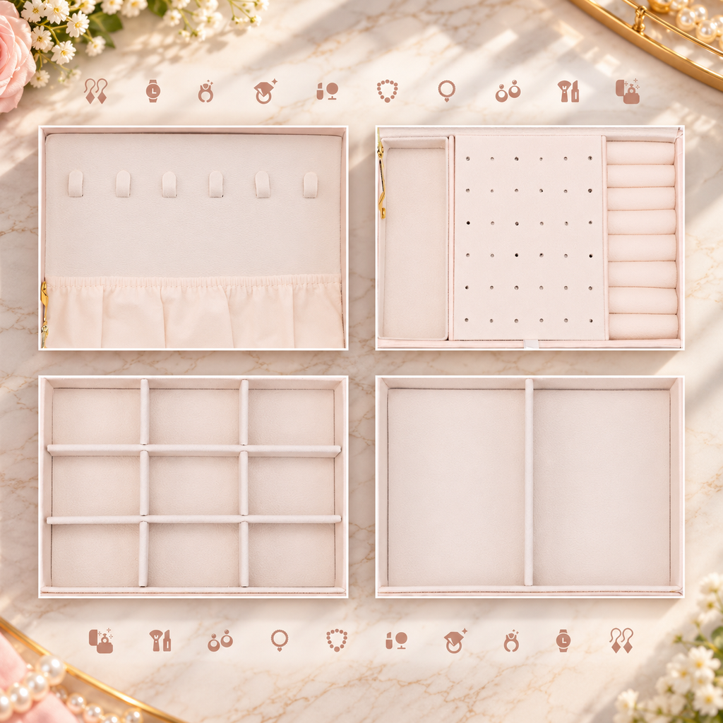 Noble 3-Layer Jewelry Box
